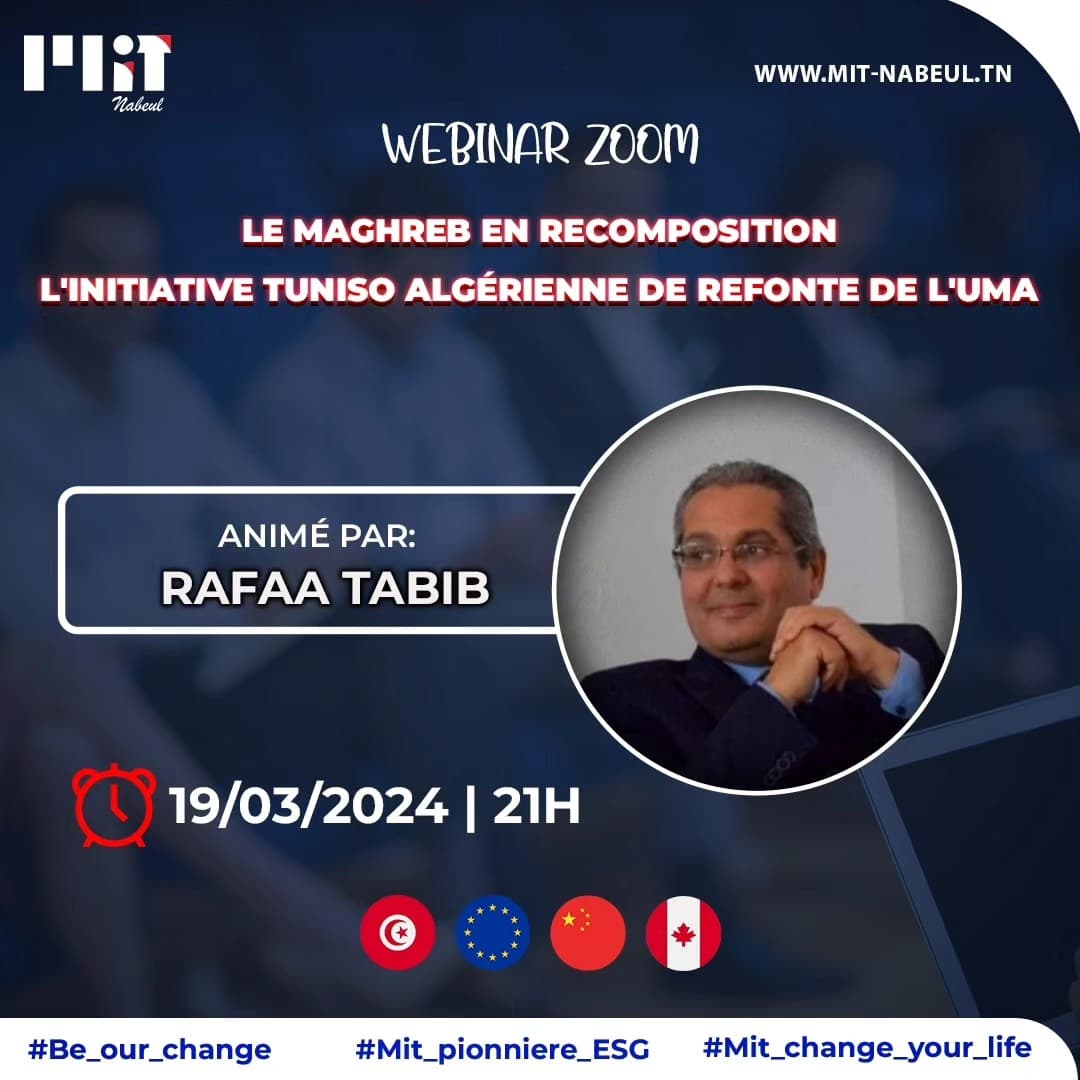 Webinaire du mois de Ramadan animé par Pr. Rafaa Tabib
