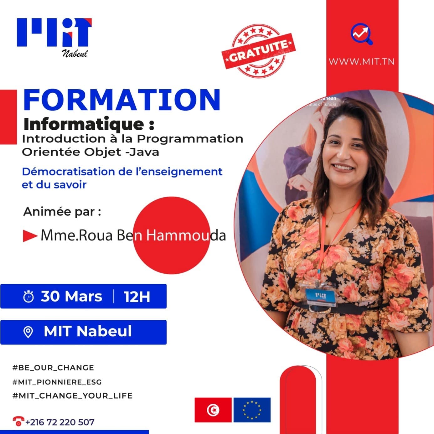 Formation Gratuite : Introduction à la  programmation Orientée Objet-Java