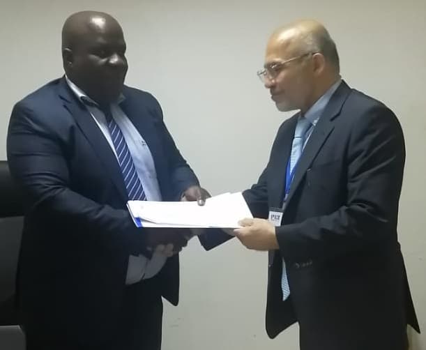 Signature of agreement between the Ministry of Higher Education In Gabon: digital university and the Mediterranean University, MIT of Tunisia.
